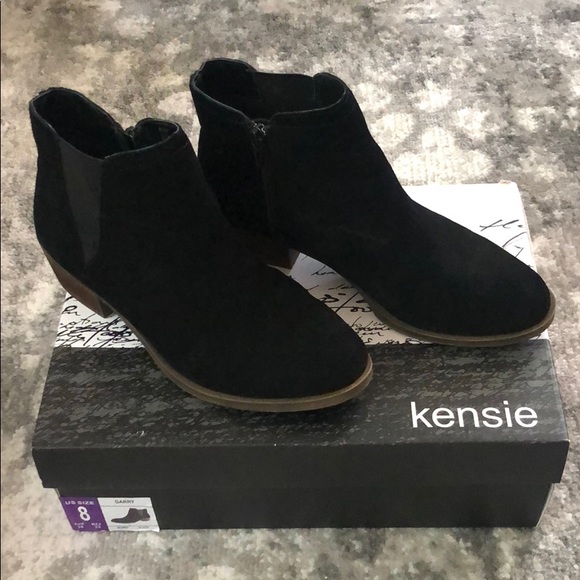 kensie suede booties